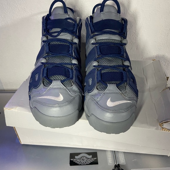 Nike Air More Uptempo Retro Georgetown Size 10.5 - Picture 6 of 9